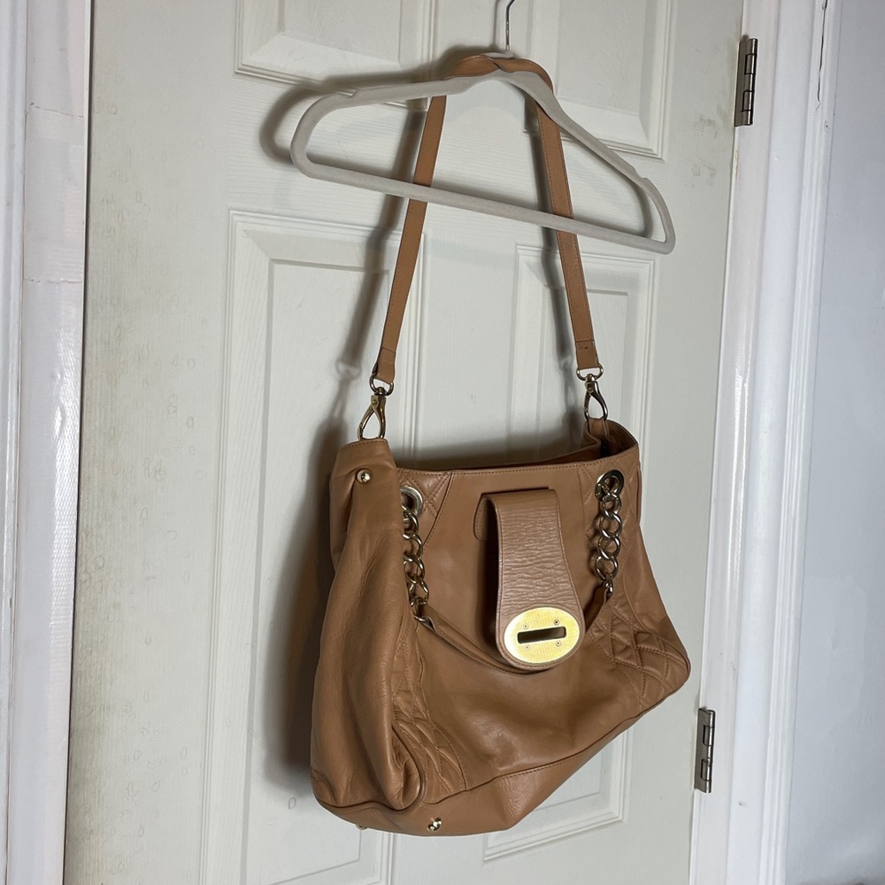 Stuart Weitzman Soft Leather Handbag Shoulder Bag… - image 4
